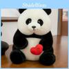 Plush Adorable Panda Toy With Pp Cotton Filling For Girls Children Doll Gift