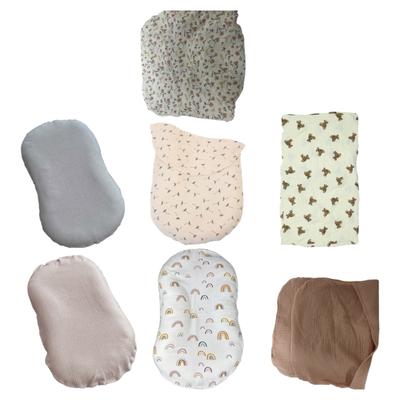 Wiegenbettlaken Sicher & Sanft Bettlaken für Kinderbett Bequem für Neugeborene Kinderwagenlaken Weich & Atmungsaktiv Bettlaken für Baby-Kinderbett