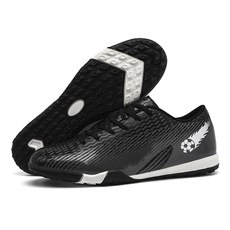 Hot Selling Unisex Sneakers Fashion Grass Youth Training Football Boots Men Women Indoor Anti Slip Low Cut Durable Soccer Shoes