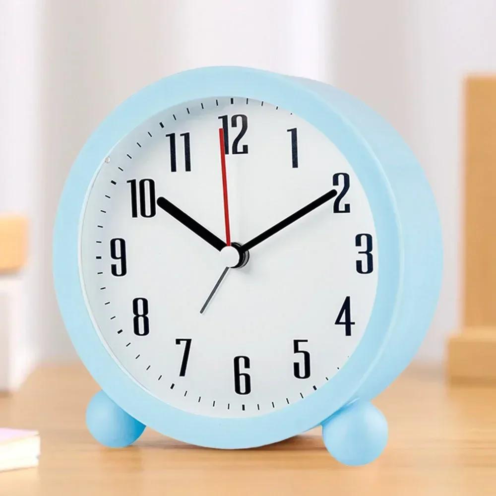 Classic Creative Small Alarm Clock Rural Small Fresh Desktop Mini Alarm Clock Event Holiday Small Gift Desk Decor