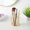 Metal Desk Organizer Pen Holder Storage Basket Office School Makeup Brushes Nordic Style Iron Wire Mesh Container