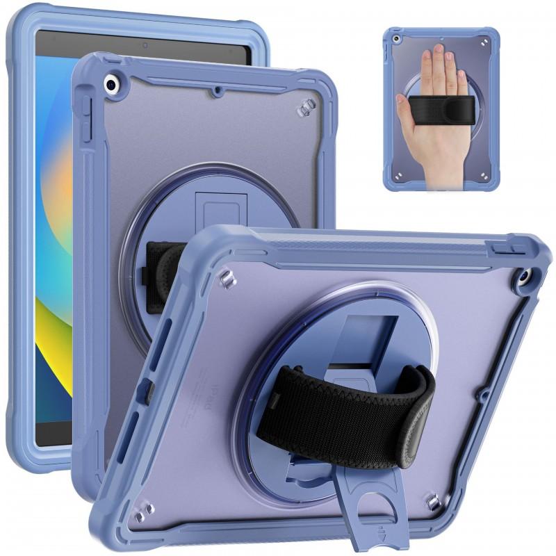 Rotating Strap Case IPad 10.2 9.7 With Stand Full TPU Cover Shockproof Sleep Wake Crossbody Shoulder Compatible