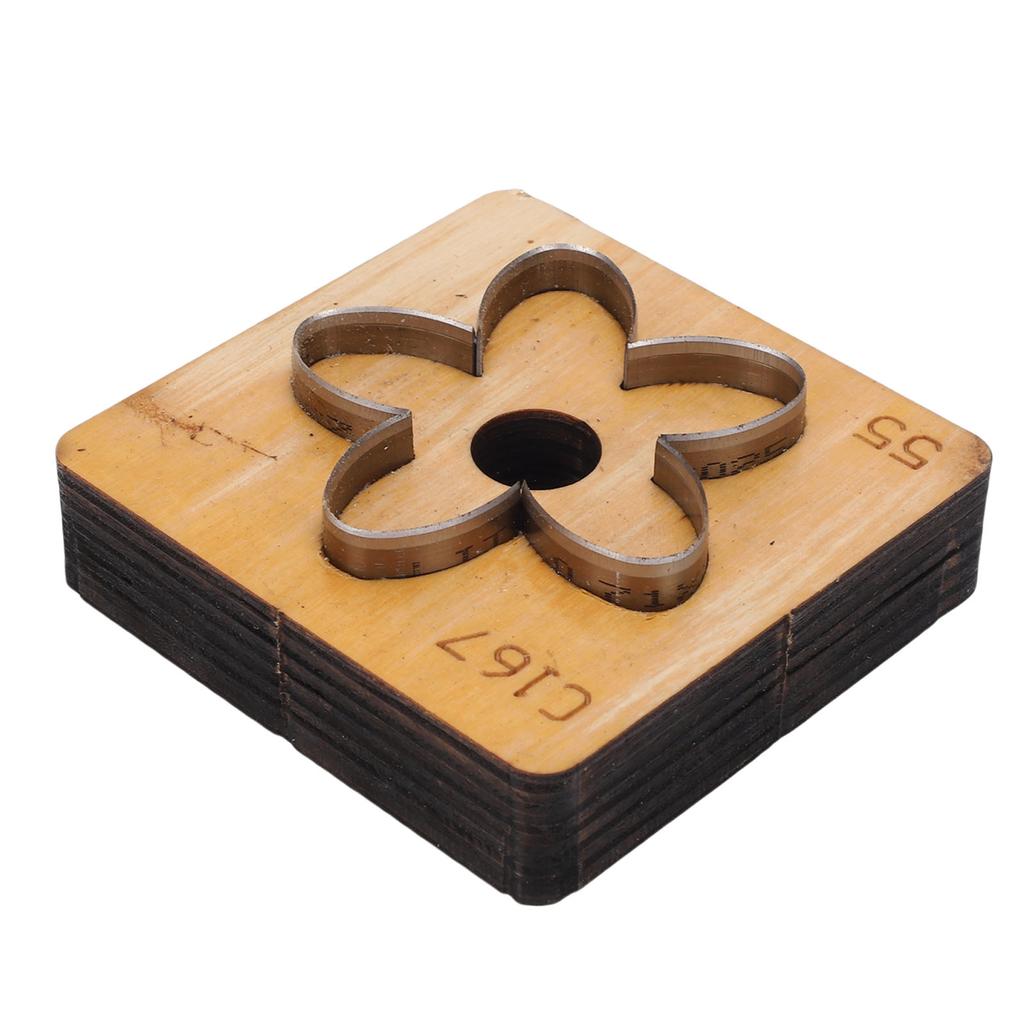 Matriță de tăiat piele în formă de floare Metal Artizanat din piele Artă pe hârtie Cutter Matriță de perforat Instrument de meșteșugărit