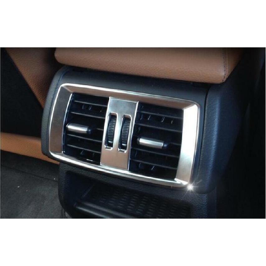 Back Row Air Outlet Vent Cover Trim For BMW X3 F25 X4 F26 2011-2017 Matte Silver