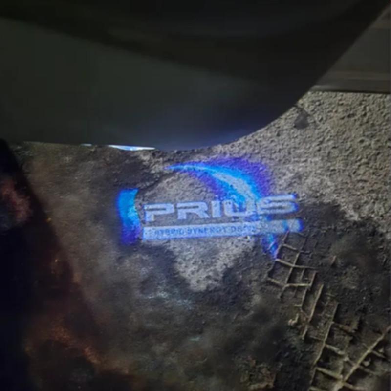 2PCS Led Car Door Logo Light HD Laser Welcome Lamp For Toyota Prius 20 40 30 50 XW20 XW30 XW50 2003-2023 2018 2011 2022