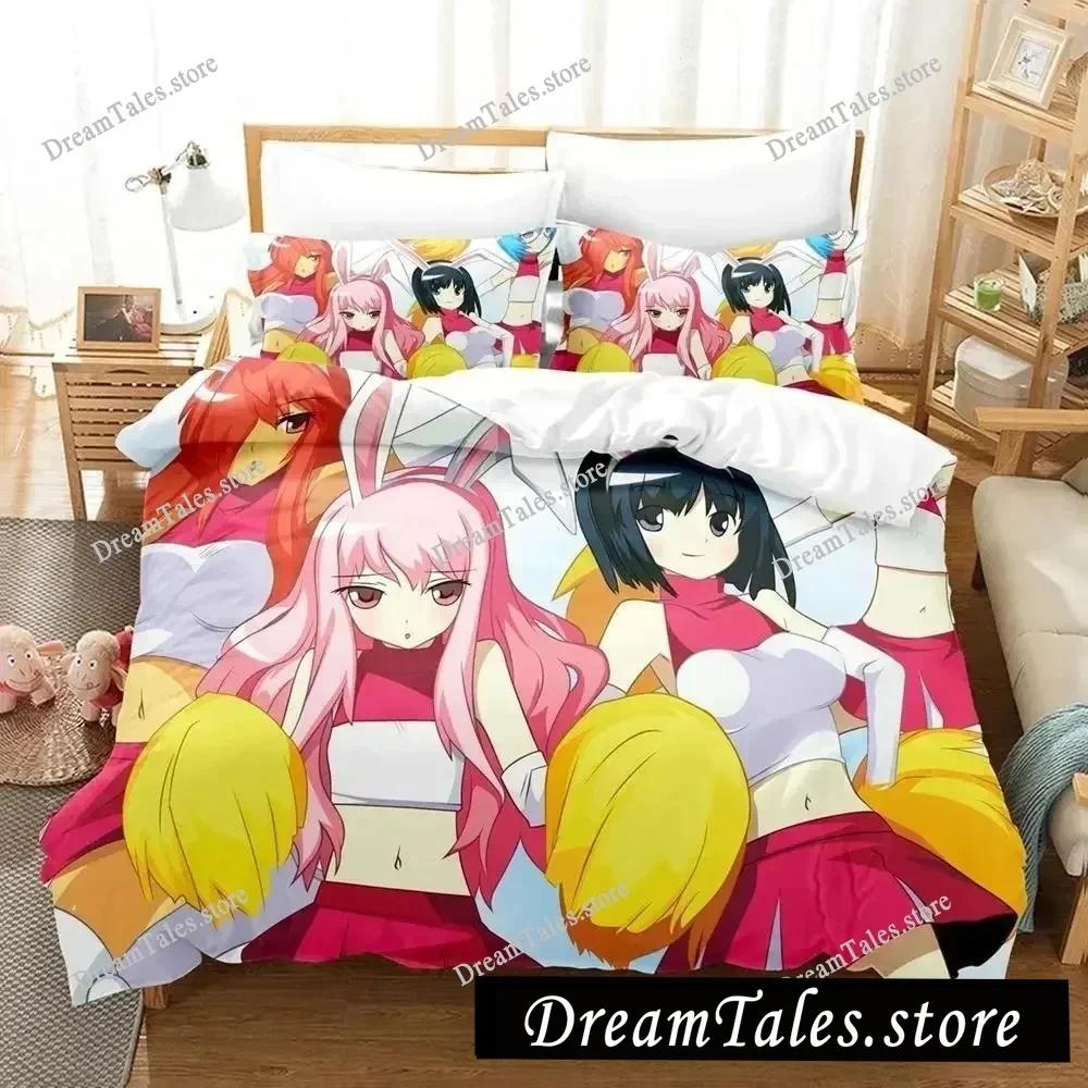 3D Print Anime Zero No Tsukaima Bedding Set Single Twin Full Queen King Size Adult Kid Bedroom Duvet Cover Sets Home Textiles