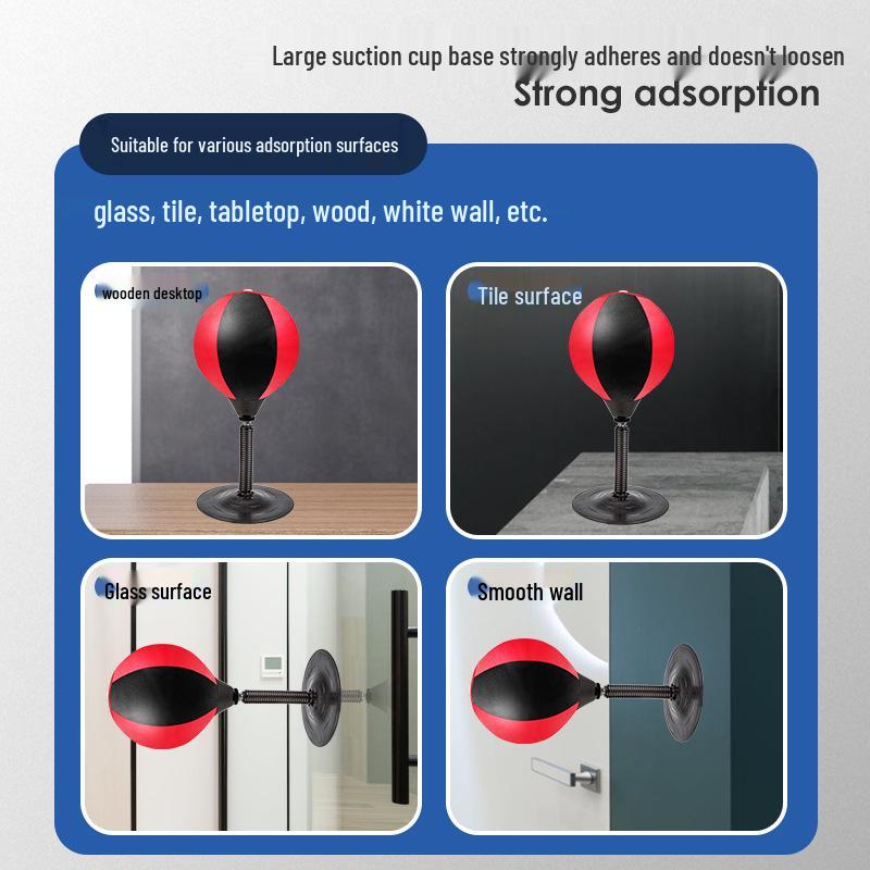 Children's Desktop Speed Ball Punching Trainer with Suction Cup