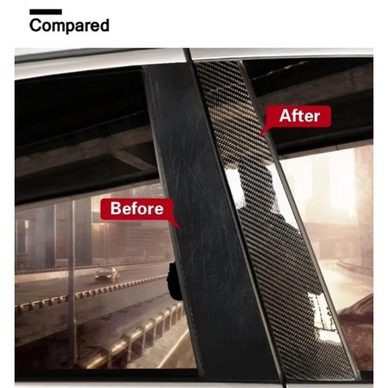 1 Roll Carbon Fiber Car Sticker Auto Door Trunk Protective Strip Threshold Anti Scratch Tape Waterproof Decal Car Door Protector
