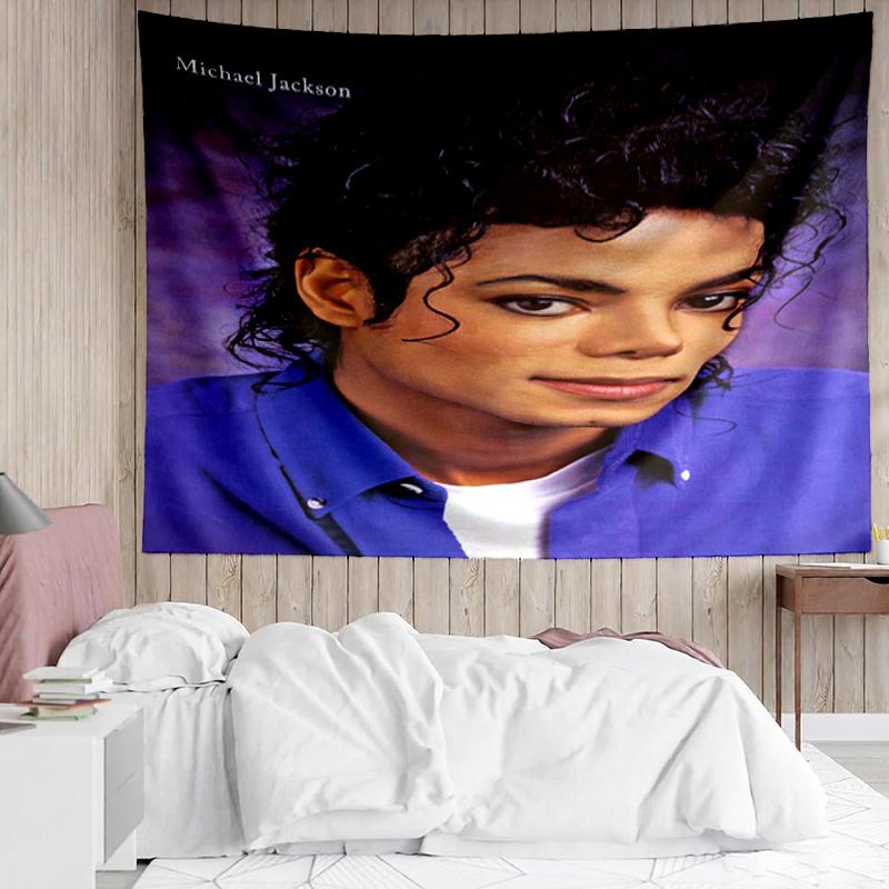 1PC Michael Muisc K-pop Music Group Tapestry Accessories for Bedroom,Livingroom, Dormitory Room Wall Decor Fan Birthday Gifts