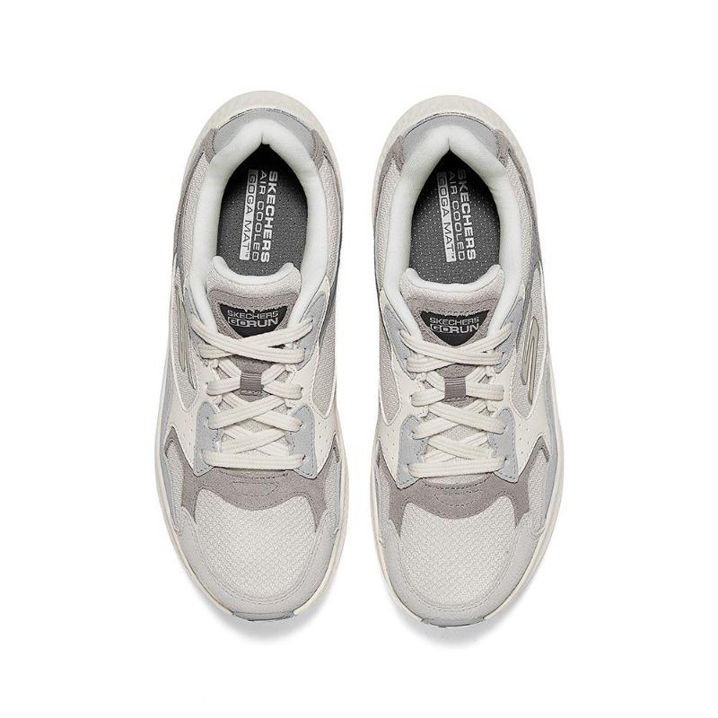 Skechers Go Run Consistent 2.0 Women Versatile Wear Resistant Low Top Casual Shoes Cream White 128622-OFWT