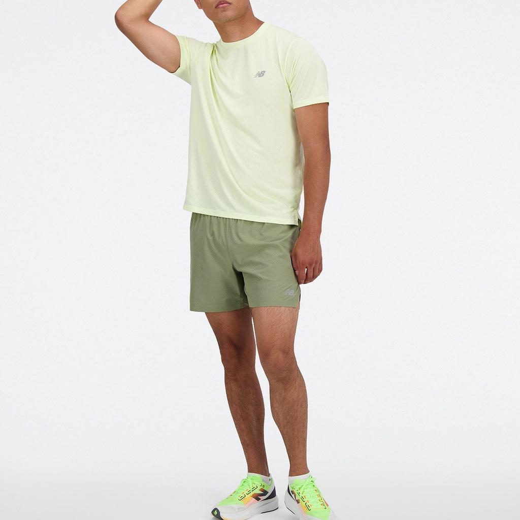 New Balance Casual Shorts Men's Dark Olive Green MS41283-DEK