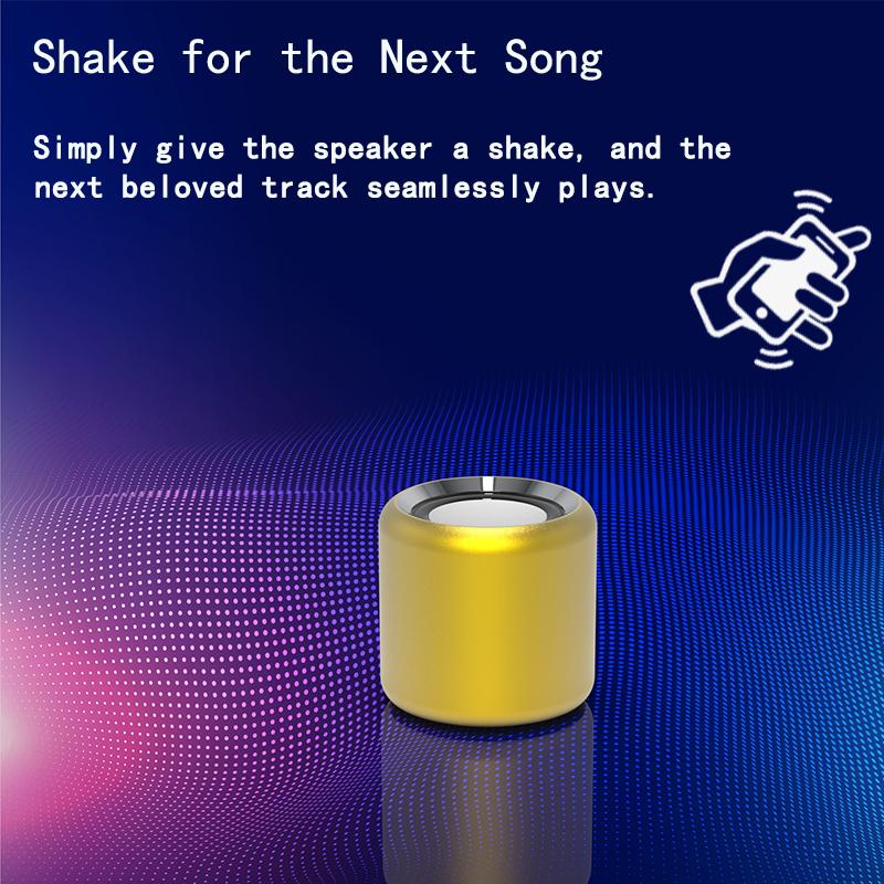 M6 Mini Bluetooth Speaker Wireless Portable Dual Pairing Stereo Sound TWS Built-in Microphone for desktop Cellphone Cute