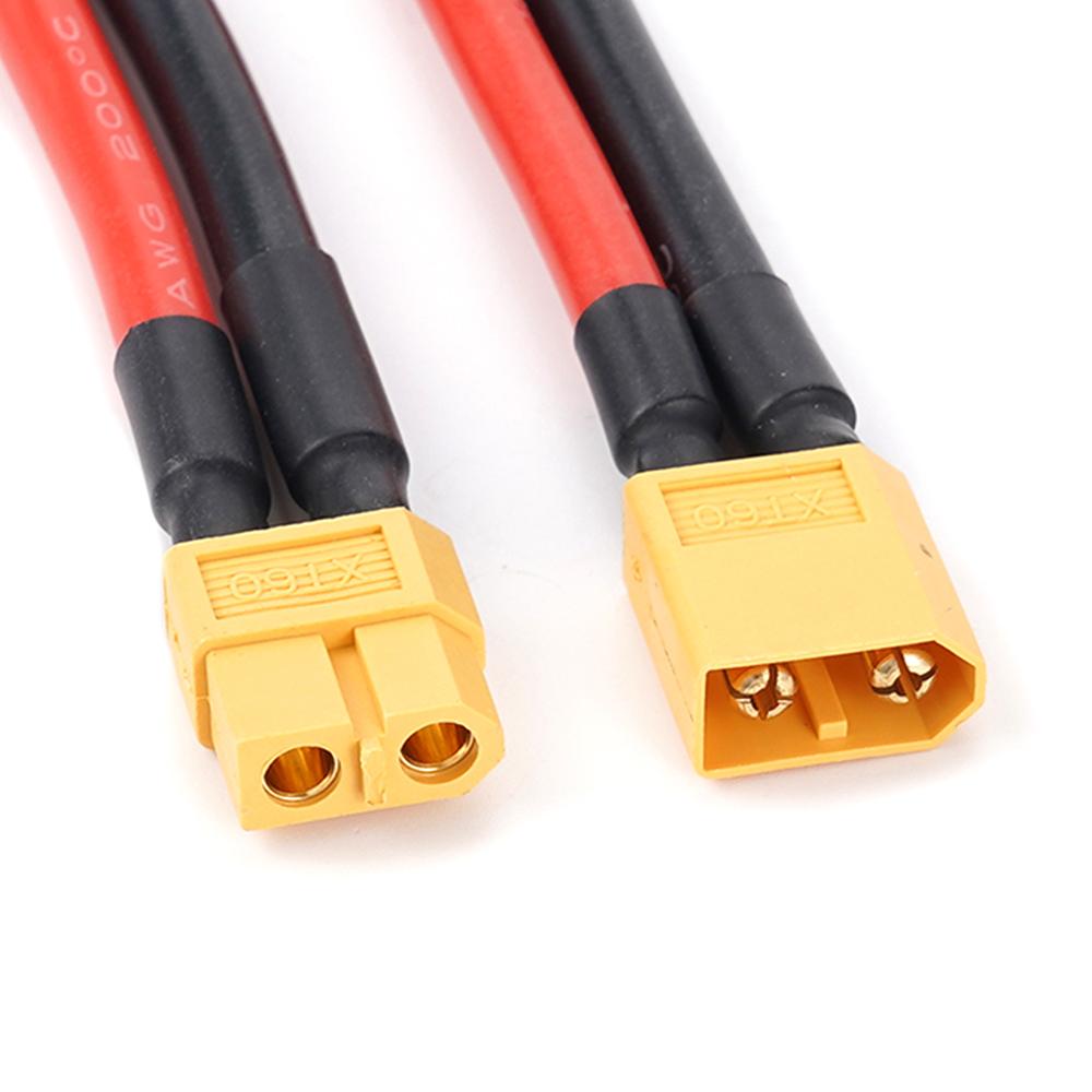 Female/Male XT60 To M8 Ring Eyelet Terminal Plug Connector Cable 50cm 10AWG RC ESC Charger Side Power for for RC Lipo Battery