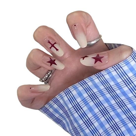 10Pcs 3D Flower Fake Nails Long Nail Extension Kit Wear Armor Reusable Easy to Remove Time-Saving Press on Nails for Home Salon