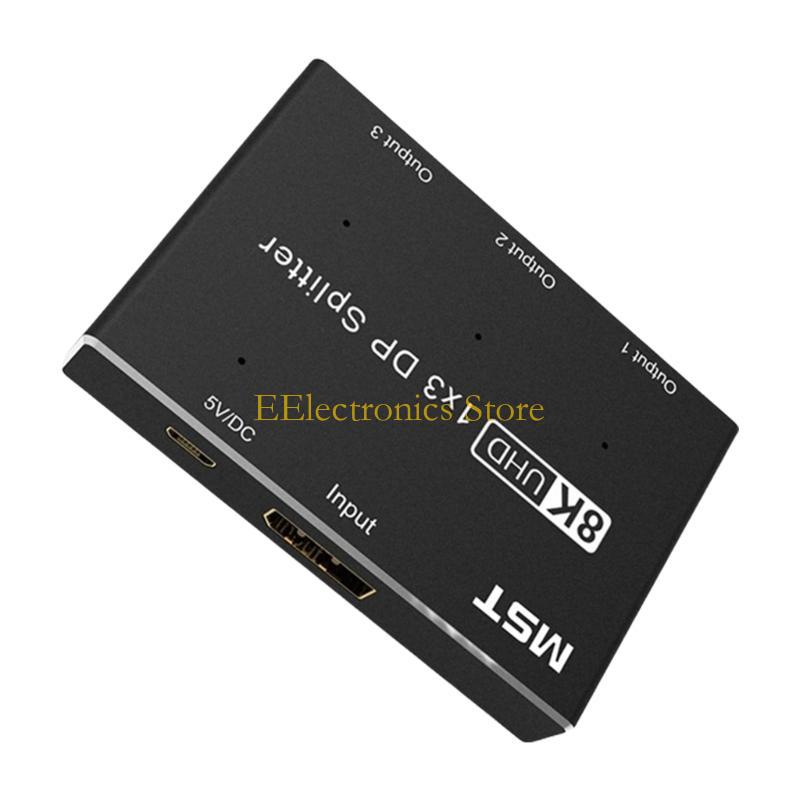 

B03C 8k Splitter 1 in 3 Out 8K@60Hz 4K@6Hz Splitter SST Hub China Mainland