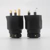 HIFI Audio Gold UK 13A Netzstecker Sicherungsstecker 18mm Stromkabel 3-Pin UK Stecker GZW