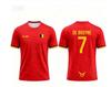 2026 Bélgica De Bruyne 7 Camiseta de Fútbol Camiseta Estampado de Bandera Belga Secado Rápido Transpirable Camiseta de Entrenamiento Verano Deportes Fútbol Top