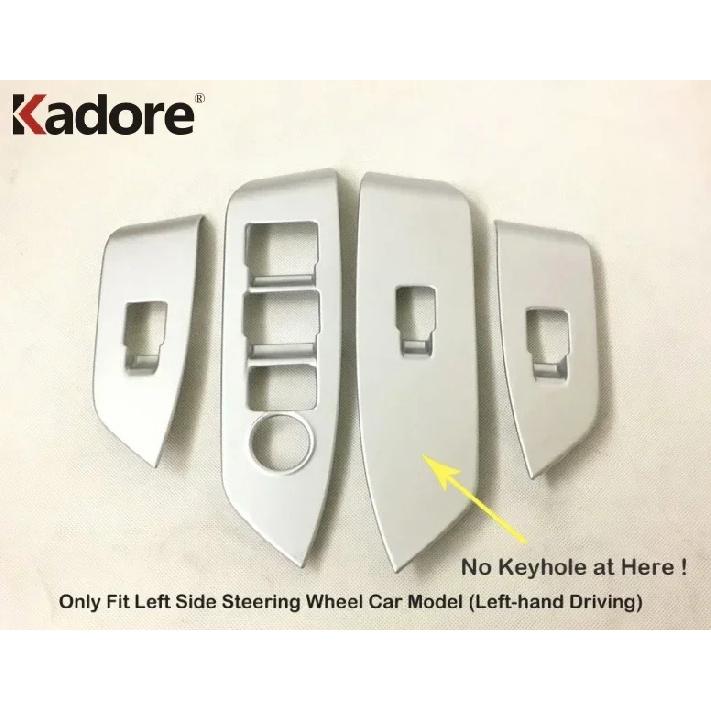 For Mazda CX-5 CX5 2017-2024 & CX8 CX-8 2017-2025 Door Armrest Panel Window Lift Button Cover Trim Sticker Car Accessories