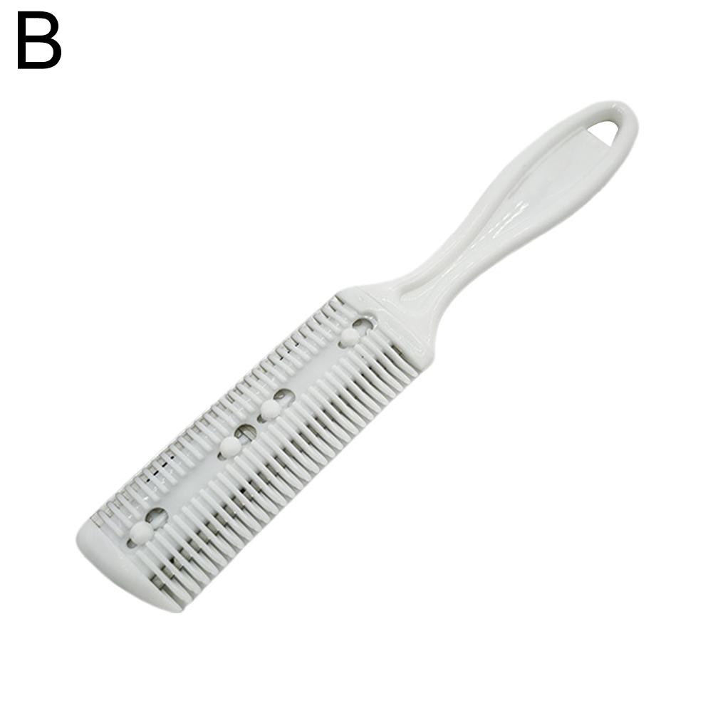 Barber Hair Cutting Comb Thinning Razor Blades Hair Trimmer Cutting Thinning Tools Haircut Brush Hair Shaving Comb Styling Tools
