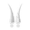 2PCS Motorcycle Helmet Devil Horns Long Bull Horn Decoration Motocross Full Face Off Road Helmet Decoration Moto Car Accessories