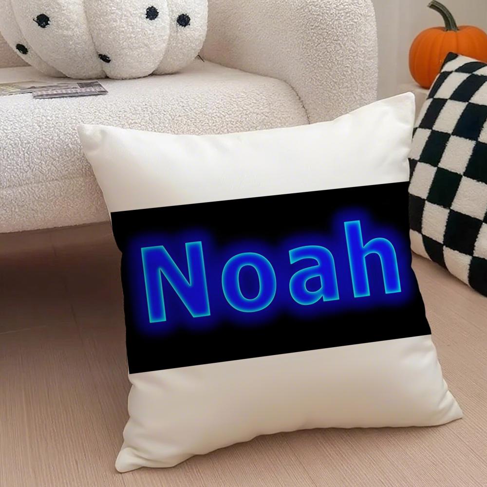 brand trendy NNOAHes Cushion Cover Throw Pillow Cover Hidden Button Durable Polyester Chair Cushion