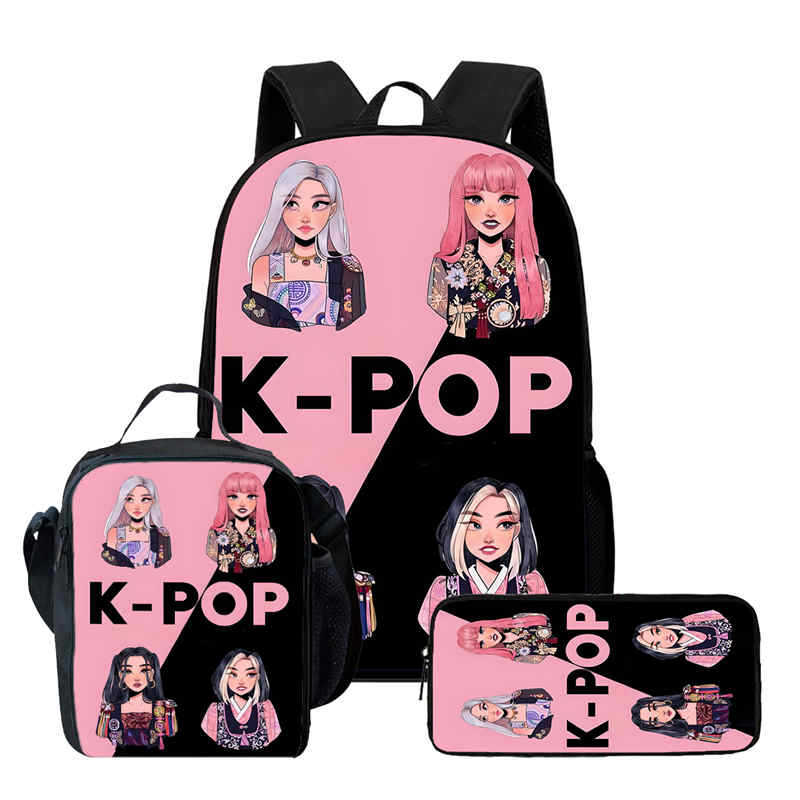 Kpop Witch Hunter Group Schoolbag High Definition Printing Casual Cross Border Light Backpack One Piece Hair
