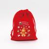 Christmas Candy & Apple Gift Bags - Red Snack Packaging