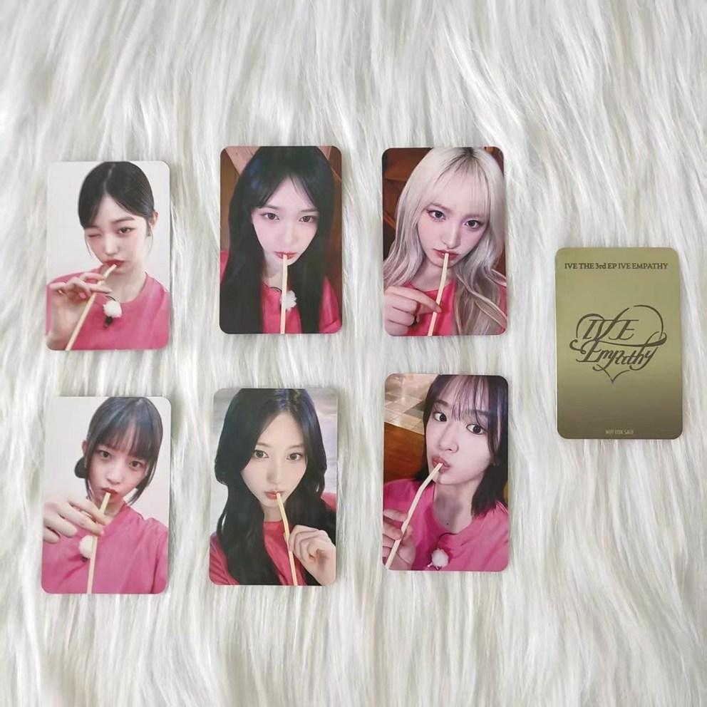 IVE 3rd Mini Album Photo Card, Seoul Concert Fan Admission Card, SCOUT Special Photo Card, Am3 Mmt2 As Strawberry Heart Rose Movie Card Goods