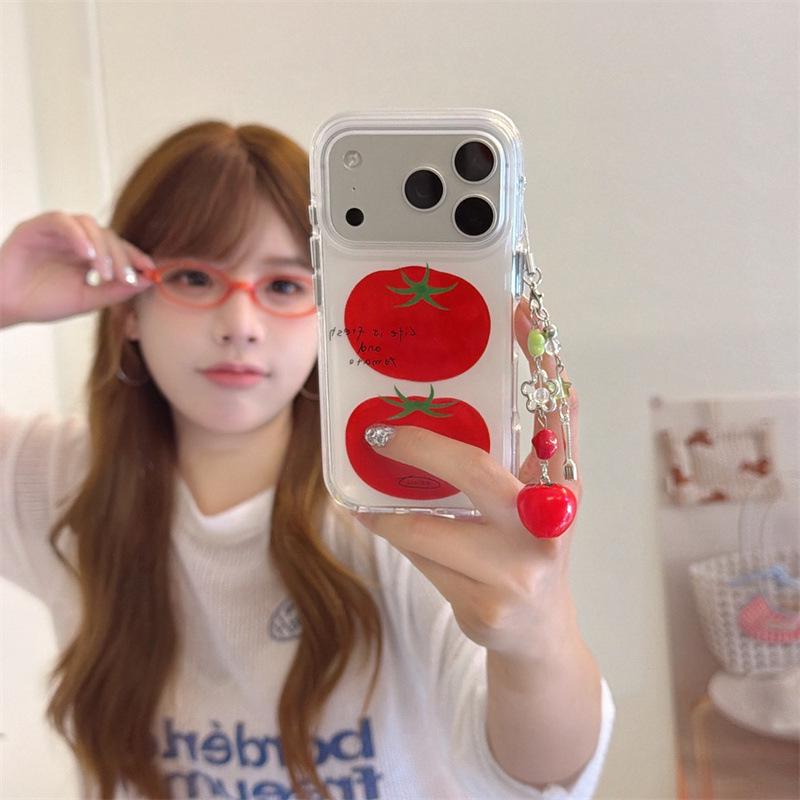 Fresh Tomato Design Phone Case for iPhone 17/16ProMax/15/14
