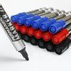 12Pcs Heavy Duty Oil Based Markers Water Resistant Permanent Marker 0.7mm Tip For Industrial Packaging Disc Labeling