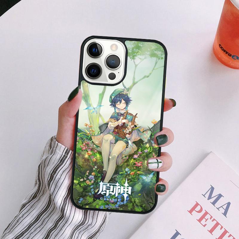 Cool Genshin Impact Xiao Phone Case For iPhone 17 Air 14 13 12 16Pro Max 15 Plus Max Cover Shell Coque