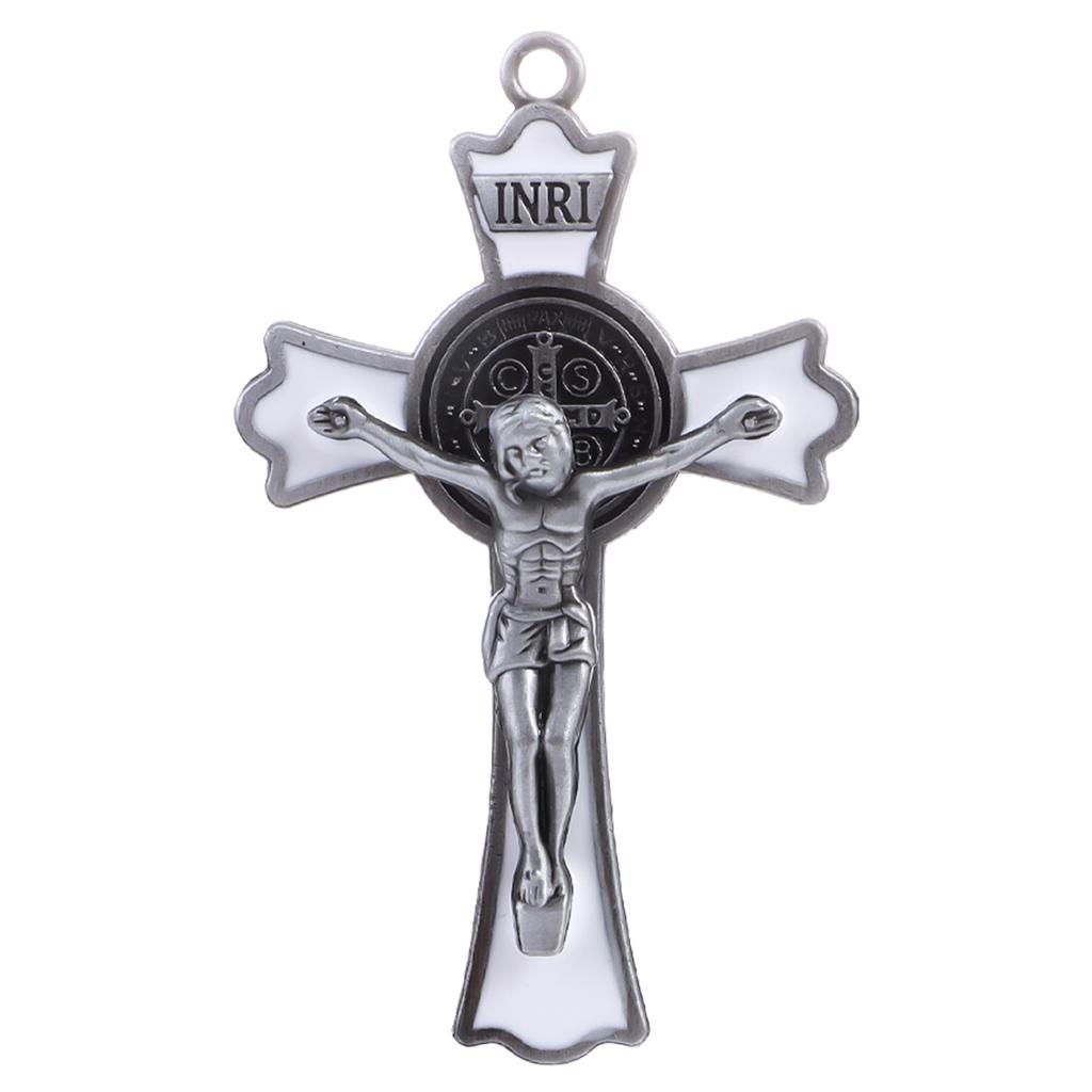 Multi Style St. Benedict's Cross, Jesus Christ Pendant, Religious Prayer Decoration Supplies