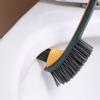 Long Handle Cleaning Brush Soft Hair Curved Brush Handle Double Head Toilet Brush  Bathroom