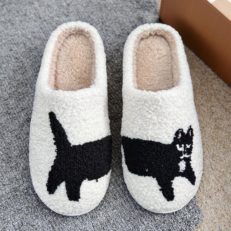 Dachshund Cartoon Cotton Home Slippers