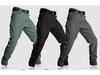 Angken Men's Winter Softshell Fleece-Lined Windproof Tactical Climbing Pants
