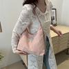 New Korean Version of Spring Personalized Casual  Large Capacity  Beautiful Niche Simple Shoulder  Single Shoulder Slant Toe Bag
