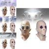 Buitenaards Hoofdmasker Voor Halloween Sci-fi Film Themafeest Met Uniek Handgemaakt Ontwerp