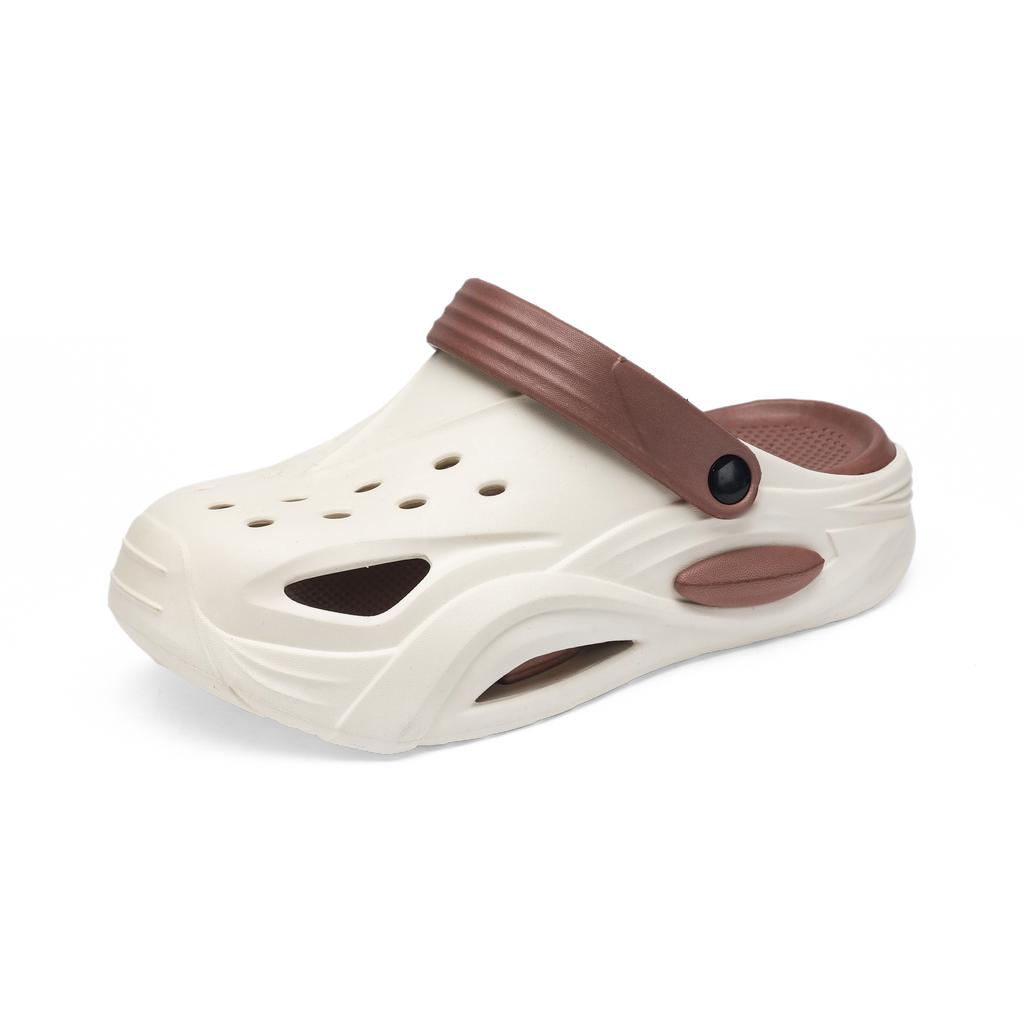 Mens New Summertime Two-Wear Sandal Shoes For Athletic And Outside Use, Anti-Skid And Shock-Absorbing, Daily Beach Slide Shoes
