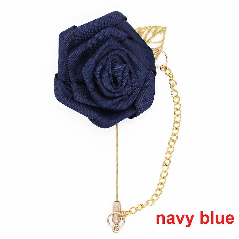 Groom Boutonniere Corsage Lapel Pin Simple Roses Brooch Pins Fashion Accessories Brooches Jewelry