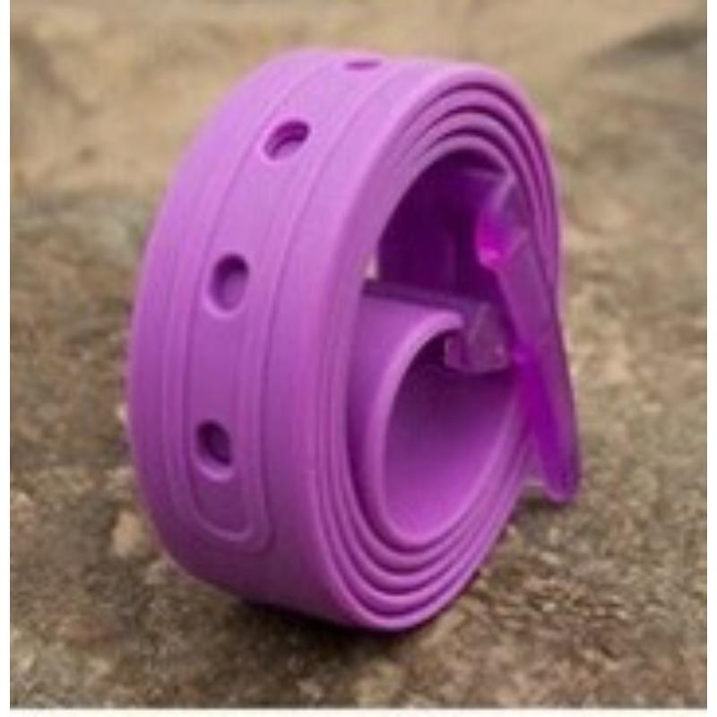 Silicone Belt Candy Color Belt Unisex Iron-free Silicone Belt