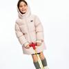 Little MO&Co. Comfort Fleece Girls' Hooded Mid-Length Down Jacket