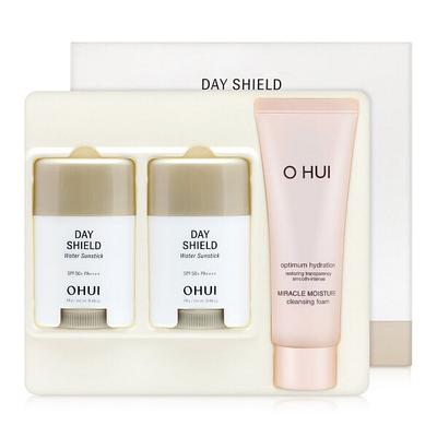[Ohui] Ohui Day Shield Water Sun Stick Duo Set/Contains Moisture Essence (P003251055)