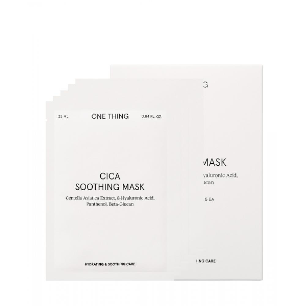 

Успокаивающая маска с центеллой Onething Cica Mask 5 шт. NONE