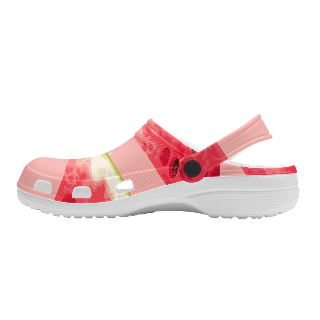 Graphic Printed EVA Clogs Women Men Flexible Lightweight Slip On Summer Sandals Casual Shoes Soft Footwear Easy Daily Wear