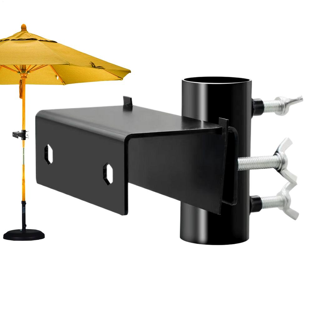 Outdoor Umbrella Holder Adjustable Railing Parasol