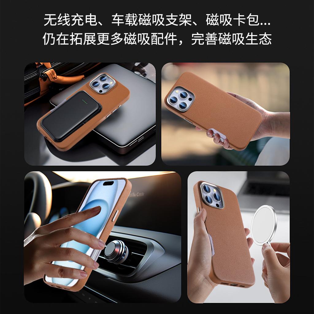 Magnetic Leather All-inclusive Case Is Suitable for Apple 11promax Mobile Phone Case iPhone11 Leather Anti-drop Protective Case.