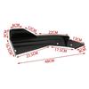 2pcs Rear Bumper Spoiler Lip Splitter Diffuser Anti-Crash Winglet Car Mod For Nissan X-Trail Altima Sentra Rogue Pathfinder