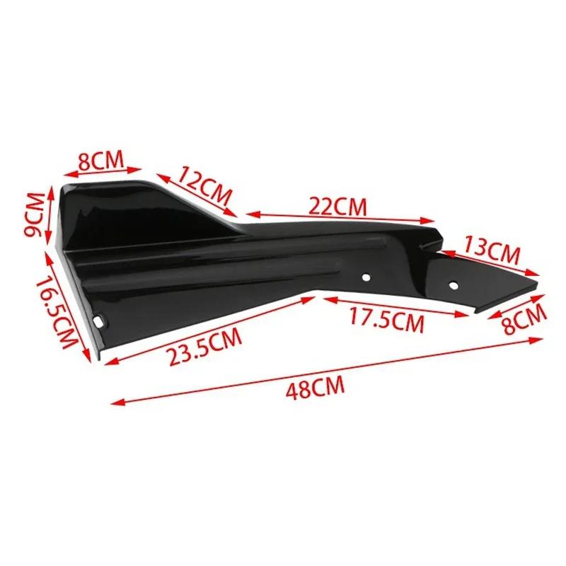 2pcs Rear Bumper Spoiler Lip Splitter Diffuser Anti-Crash Winglet Car Mod For Nissan X-Trail Altima Sentra Rogue Pathfinder