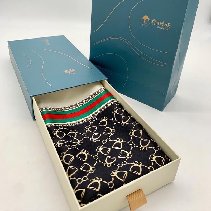 SILKUEEN Silk Long Scarf