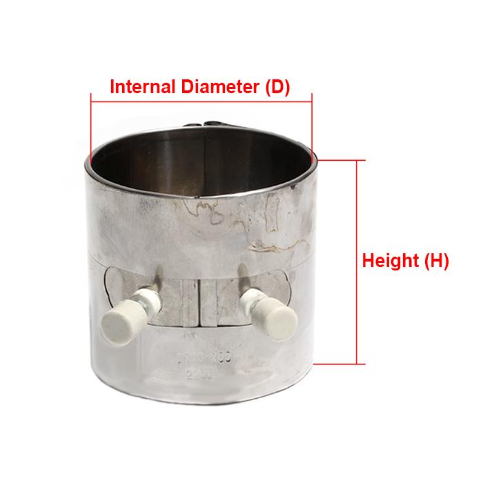 FCABA 80mm Durchmesser 30~45mm Höhe 110/220/380V 230/260/300/340W SUS Heizband Glimmer Heizelement für Spritzgießmaschine